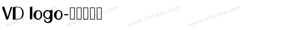 VD logo字体转换